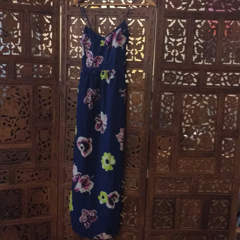 J Crew maxi floral dress